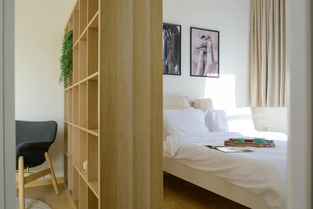Bright And Spacious Loft By The Sea With Bomb Shelter Tel Aviv Exterior foto